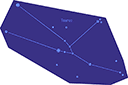 Pochoirs sur l'espace et les étoiles - Constellation Taureau
