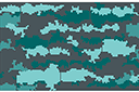 Pochoirs avec différents motifs - Camouflage numérique