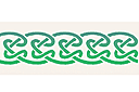 Pochoirs avec motifs celtiques - Motif de bordure 1