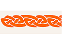 Pochoirs avec motifs celtiques - Motif de bordure 3