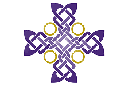 Pochoirs avec motifs celtiques - Croix de Brigitte