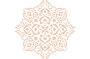 Pochoirs à motifs classiques - Médaillon anglais 1106