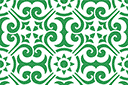 Pochoirs avec motifs carrés - Carrelage marocain 06