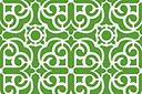 Pochoirs avec motifs carrés - Carrelage marocain 08
