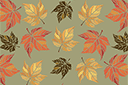 Pochoirs avec feuilles et branches - Papier peint feuille d'érable