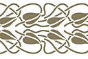 Pochoirs pour bordures classiques - Bordure Art Nouveau 106A