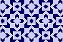 Pochoirs avec motifs répétitifs - Mosaïque marocaine 06