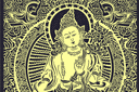 Pochoirs avec motifs indiens - Gros Buddha
