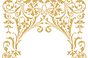 Pochoirs avec motifs de dentelle - Cadre décoratif Renaissance