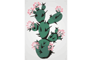Pochoirs latino-américains - Cactus en fleurs