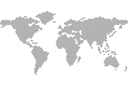 Pochoirs avec différents objets et articles - Carte du monde 01