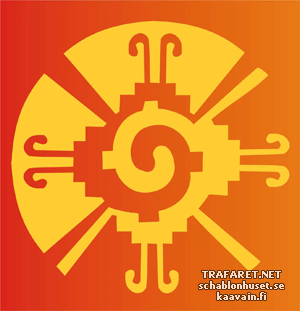 Hunab Ku - pochoir pour la décoration