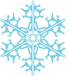 Flocon de neige XIII - pochoir pour la décoration