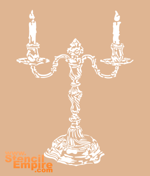 Chandelier - pochoir pour la décoration