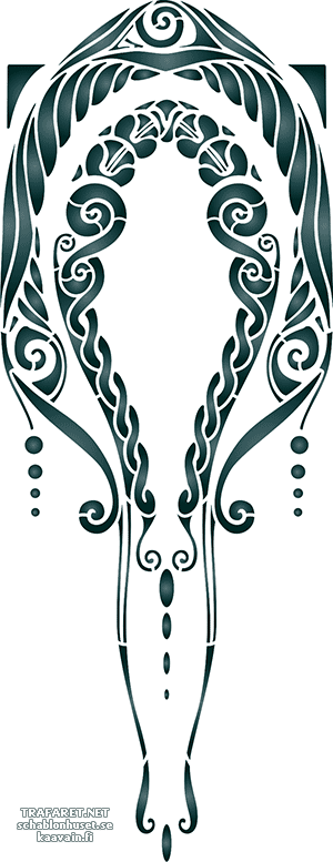 Quelque chose d`Art Nouveau (Pochoirs des styles Art nouveau et Art déco)