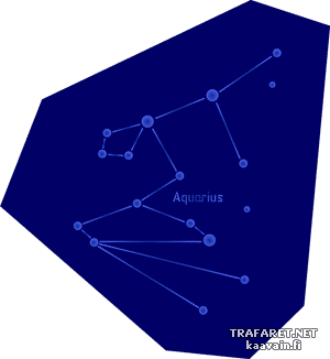 Constellation Verseau - pochoir pour la décoration