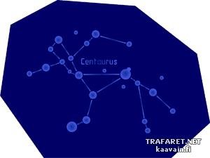 Constellation du Centaure - pochoir pour la décoration