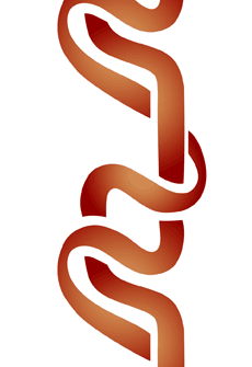 Bordure de ruban - pochoir pour la décoration