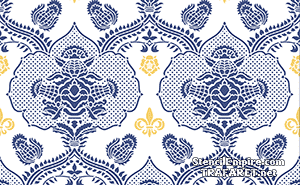 Papier peint britannique 80342 - pochoir pour la décoration