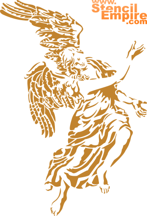Ange Baroque (Pochoirs avec des anges et des cieux)