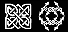Motifs celtiques - pochoir pour la décoration