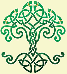 Arbre de la vie - pochoir pour la décoration