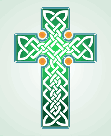 Croix celtique - pochoir pour la décoration