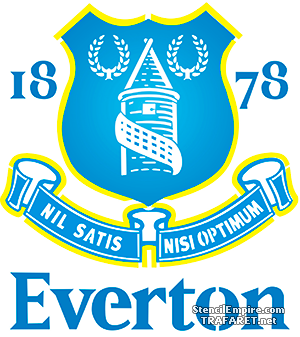 Everton - pochoir pour la décoration