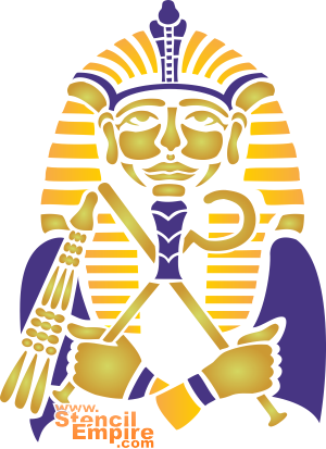 Ramsès II - pochoir pour la décoration