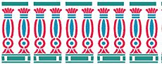 Bordure égyptienne 2 (Pochoirs de style égyptien)