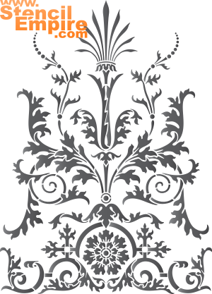 Monogramme de style Empire (Pochoirs à motifs classiques)