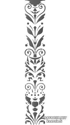 Colonne de style Empire (Pochoirs à motifs classiques)
