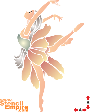 Fée Tulipe (Pochoirs pour fées et elfes)