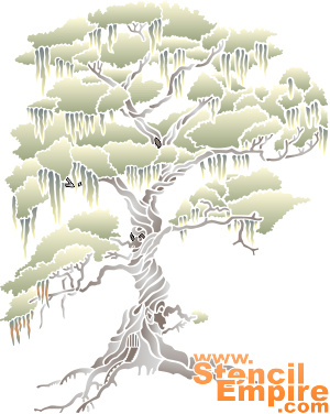Arbre magique (Pochoirs pour fées et elfes)