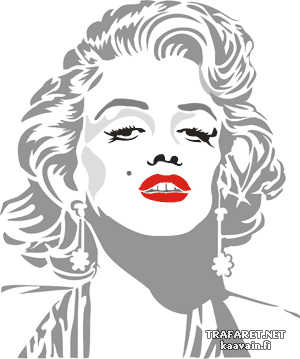 Marilyn Monroe - pochoir pour la décoration