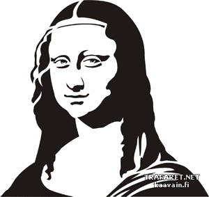 La Joconde - pochoir pour la décoration
