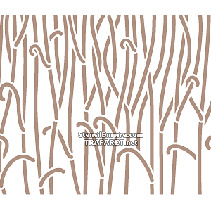 Bordure Art Nouveau 039 - pochoir pour la décoration