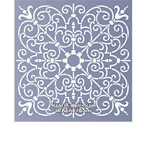 Treillis mince - motif - pochoir pour la décoration