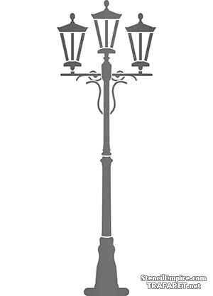 Grande lanterne 013 - pochoir pour la décoration