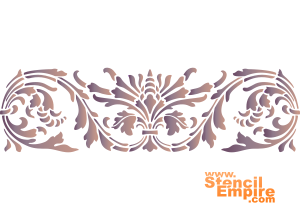 Monogramme médiéval - pochoir pour la décoration
