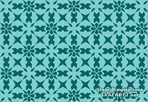 Mosaïque marocaine 09 (Pochoirs avec motifs répétitifs)