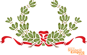 Couronne de laurier (Pochoirs avec différents motifs)
