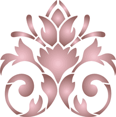 Petit motif 45 - pochoir pour la décoration