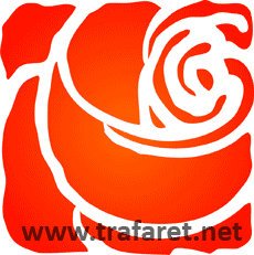 Rose Art Nouveau - pochoir pour la décoration