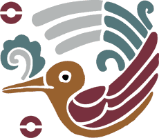 Canard inca - pochoir pour la décoration