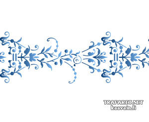 Bordure Renaissance 48 (Pochoirs de style renaissance)
