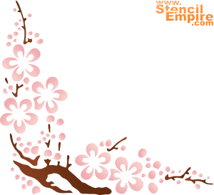 Le coin des Sakura - pochoir pour la décoration