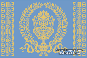 Couronne de Majorque - pochoir pour la décoration