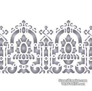 Bordure classique 118 - pochoir pour la décoration
