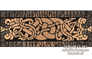 Boule de serpent - pochoir pour la décoration